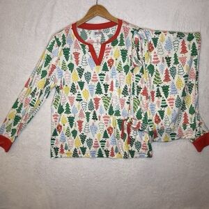 NWOT Duluth Trading Co. Medium Christmas Pajama Set Womens Soft